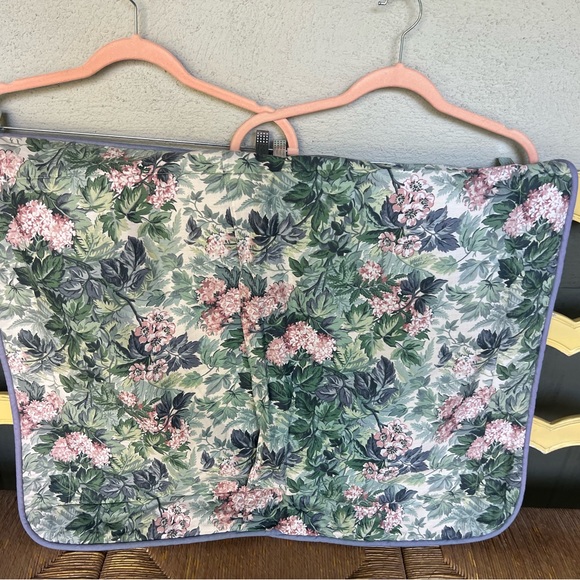 Laura Ashley Vintage❤️ Ashbourne ❤️ Hydrangea Floral Pillow Sham - Picture 2 of 7